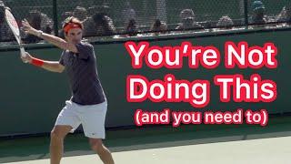 The Forehand Technique Only High Level Players Use (Advanced Tennis Tip)