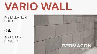 Installation guide of the Vario wall - 4/9