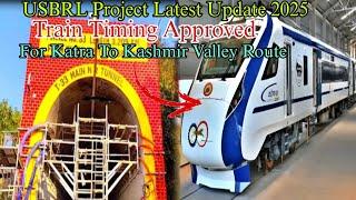 USBRL Project Update 2025 Train Timing Approved For Katra To kashmir Valley Route