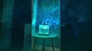 Water Ripple Lamp Fortnite Cube Night Light Aurora Ocean Projector #roomdecor #aurora #giftideas