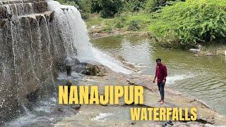 Hidden Waterfalls In Hyderabad | Nanajipur Waterfalls Travel Vlog 2023 | One Day Trip Near Hyderabad