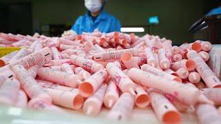 korea Cosmetic container factory that mass-produces 200,000 pieces per day