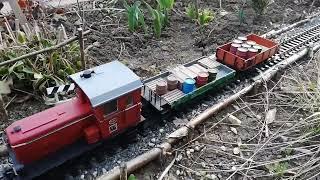 Stefans Gartenbahn.    Saison Start mit V3 von Train Line