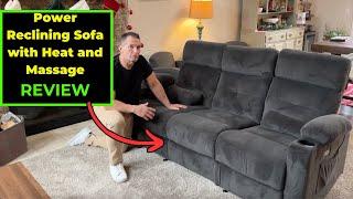 Power Reclining Sofa with Heat and Massage Review