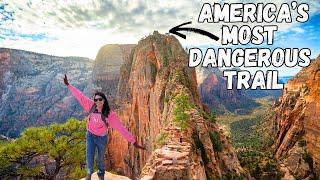 HIKING ANGELS LANDING - Scariest trail in America or funnest?