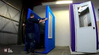 LAVB Time-lapse: 4'x6' - 24"x48" Window - Flush Door - Tier 1 - Blue - Blue - White