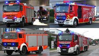 [RÜSTZUG, GTLF & WLFs] FEUERWEHR ESSEN & NEUE BtF EVONIK | XXL-Feuerwache 1 Essen Zusammenschnitt