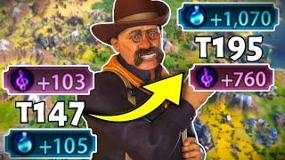 Civ 6 | NOONE Power Scales Quite Like Ursa!!! (#3 Deity USA Civilization VI)