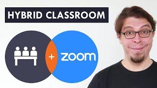 Zoom setup for hybrid meetings and hybrid teaching (in 5 simple steps)