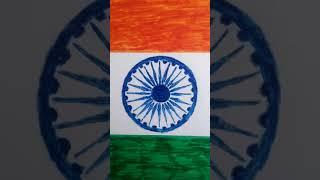 India National Flag Drawing  #indiaflagdrawing#  #flagdrawing# #flaghoistingdrawing# #sketchdrawing#