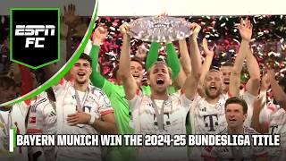 BAYERN MUNICH HOISTS THE MEISTERSCHALE    Bayern are Bundesliga CHAMPIONS  | ESPN FC