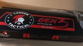 Lancer Tactical Gen 3 Unboxing & first initial thoughts.