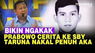 Cerita Prabowo Bikin Tertawa depan SBY, Akui Pernah Jadi Taruna TNI Nakal Penuh Akal