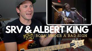 Guitar Teacher REACTS: Albert King and Stevie Ray Vaughan - Born Under A Bad Sign (LIVE HD)