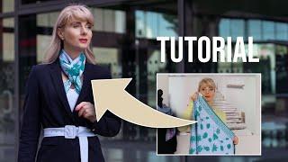 Chic and cozy: instructions for tying a scarf 30 second quick guide!