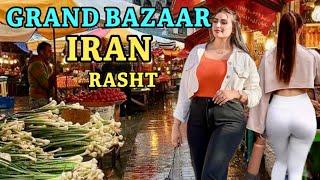 Food and Fruit Street / Iran's Largest Open-Air Market / GRANDBAZAAR RASHT