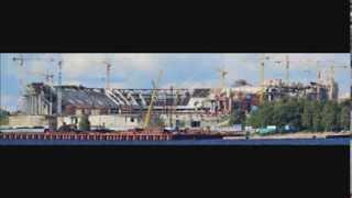 Строительство стадиона на Крестовском острове HD