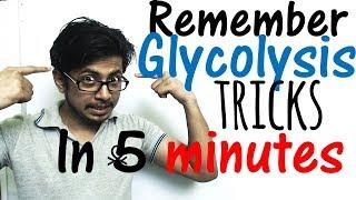 How to remember glycolysis in 5 minutes ? Easy glycolysis trick