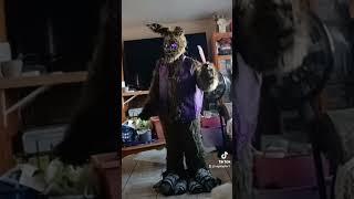 FINISHED SPRINGTRAP SUIT COSPLAY