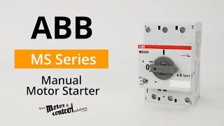 ABB MS325-16E Manual Motor Starter - MS Series