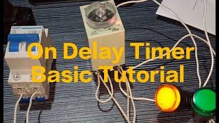 BASIC ON DELAY TIMER TUTORIAL|Jhemzv tv