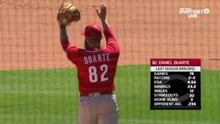 DANIEL DUARTE, REDS VS DODGERS 22 MARZO 2022