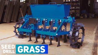 SEEDER FOR GRASS | BEST SMALL SEED PLANTER FOR MOTOBLOCK BY KRUCHKOV