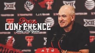 Texas Tech Football vs. Oklahoma State: Joey McGuire Post Game Press Conference | Nov. 23, 2024