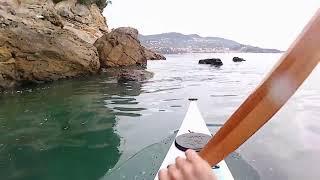 Muggiano grotta Maralunga in kayak