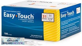 EasyTouch U-100 Insulin Syringe with Needle 31G 1cc 5/16-Inch (8mm) Box Review