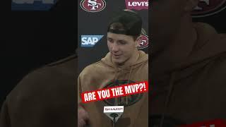 Brock Purdy responds to MVP talk #49ers #nfl #brockpurdy