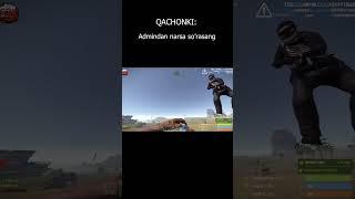 QACHONKI ADMINDAN NARSA SO'RASANG  #game #rust #aleeeinc #games #stream #strim #uzbek #gg #shorts