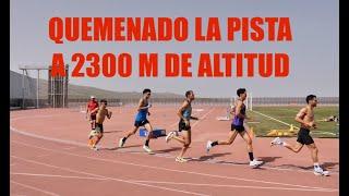 Entreno brutal de carrera a pie a 2300 metros de altitud