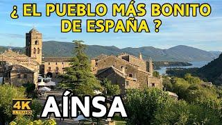 ¿El Pueblo más Bonito de España? Aínsa Walking Tour 4K