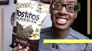 THAT TASTES LIKE (#93)... Tostitos Black Bean Tortilla Chips organic sea salt - Vlog Test Taste Fun