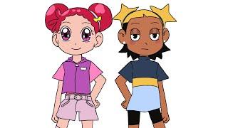 Magical girls transformation vs Aika