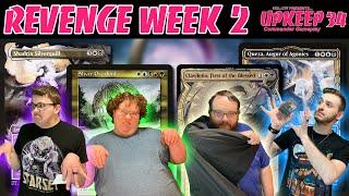 Revenge Week (Season 2) Commander Gameplay | Upkeep #34 (Shadrix, Sliver Overlord, Clavileno, Queza)