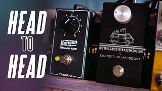 BENSON Germanium Boost vs. MILKMAN Pop Top Boost