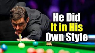 Ronnie O'Sullivan Mercilessly Punished His Opponent For Mistakes!