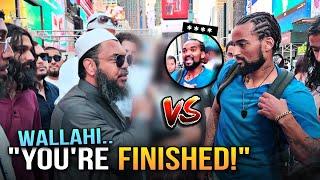 NYC DEBATEShaykh Uthman CHECKMATES Christian Preacher in Times Square #nyc