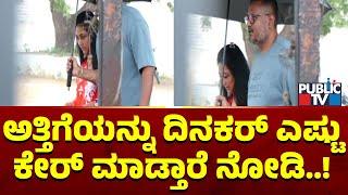 Vijayalakshmi and Dinkar Arrive At Ballari Jail To Meet Darshan