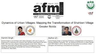 Dynamics of Urban Villages: Mapping the Transformation of Shahberi Village Greater Noida