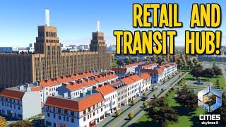 Building a STUNNING German Retail Hub in Cities Skylines 2!