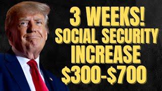 WOW! 3 WEEKS For MASSIVE Social Security Increase | SSA, SSI, SSDI Increased Payments