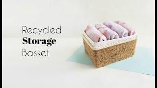 Recycled Cardboard Storage Basket