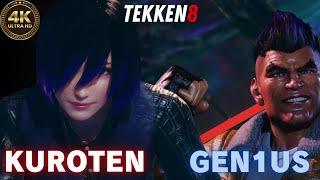 Tekken 8: REPLAY [GEN1US(PAUL)] vs [Kuroten(REINA)] 4K ULTRA HD 60FPS