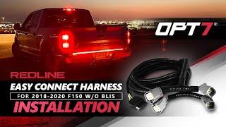 [HOW TO] OPT7 Redline LED Light Bar | Easy Plug & Play Connect Harness on 2018, 2019, 2020 Ford F150