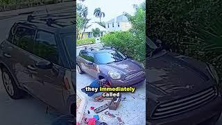 Neighbor calls police to check on screaming coming from a man's house!#shorts