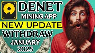 Denet mining app withdraw | Denet Airdrop today new update | Denet se withdraw Kaise kre