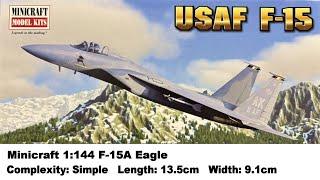 Minicraft 1:144 F-15A Eagle Kit Review